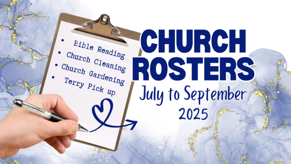 JULY - SEPTEMBER 2025 ROSTERS 