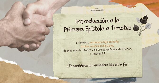 Introducción a la Primera Epístola a Timoteo. image