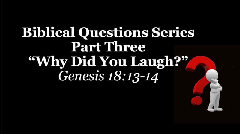 Why Did You Laugh?