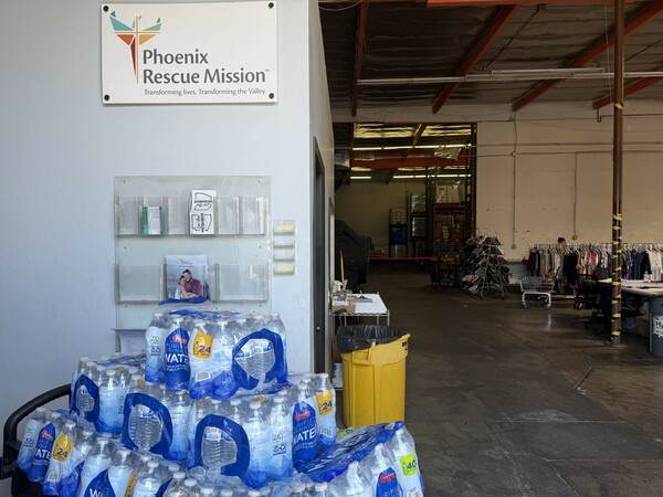 Bottled Water Collection for Phoenix Rescue Mission
