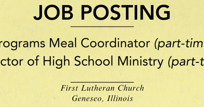 First Geneseo is Hiring image