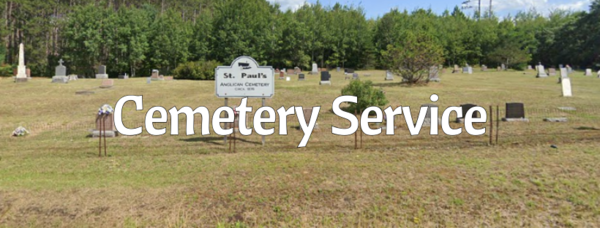 St. Paul's Combermere Cemetery Service