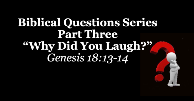 Why Did You Laugh?