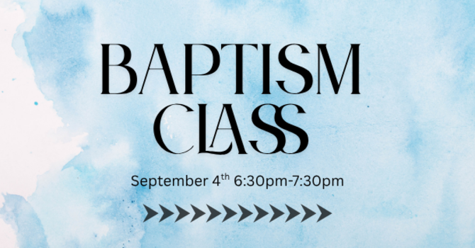 Baptism Class