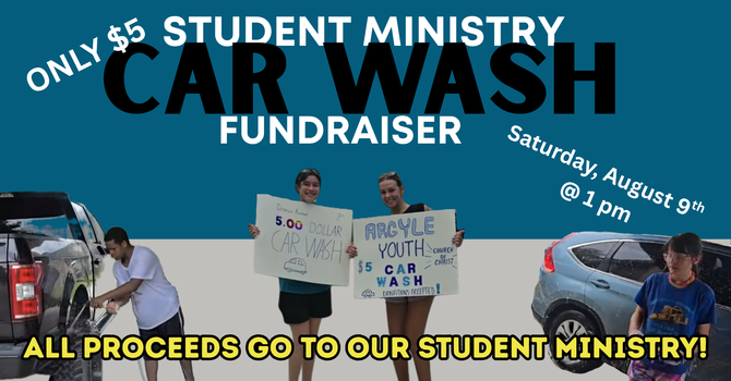 Student Ministry Car Wash 