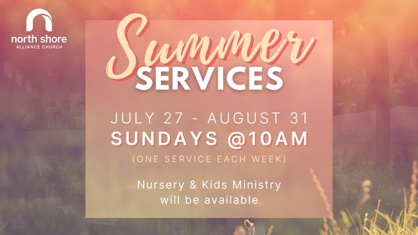 One Sunday Service at 10 am