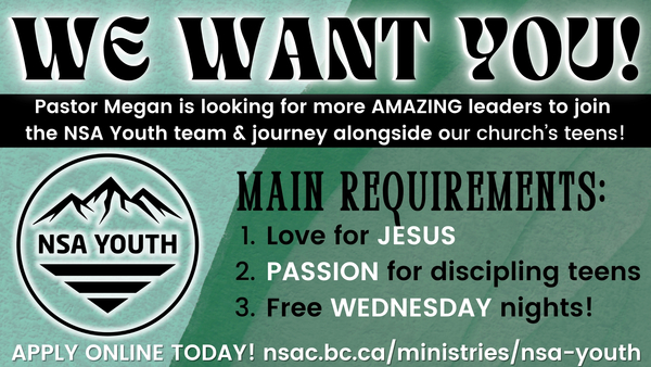 NSA Youth Leaders Wanted!