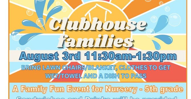 Clubhouse Family Fun "Water" Day