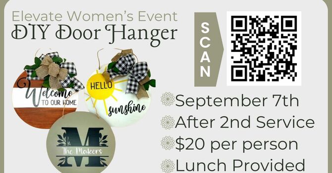 Women's DIY Door Hanger