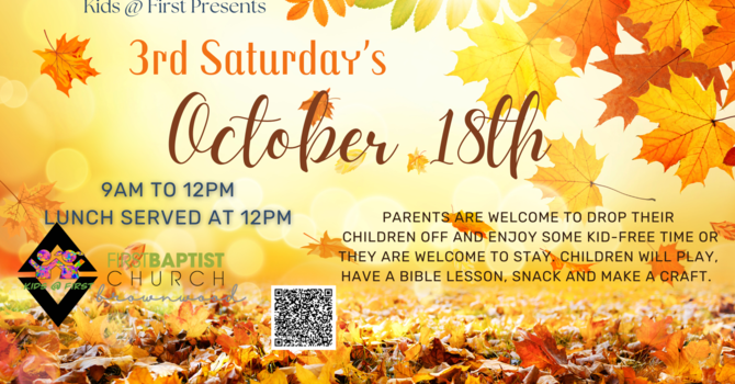 3rd Saturday's @ FBC BWD- October 