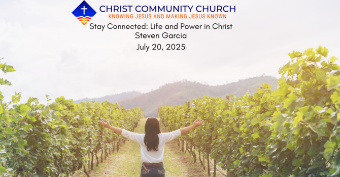 Stay Connected: Life and Power in Christ