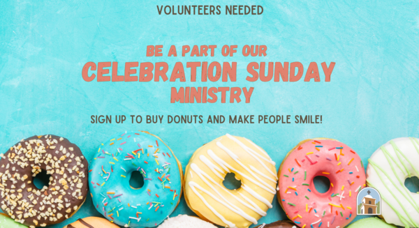 We Need Communion Sunday Donuts