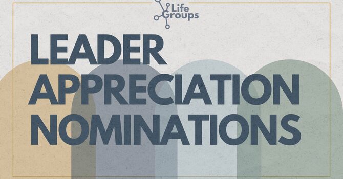 Life Group Leader Appreciation image