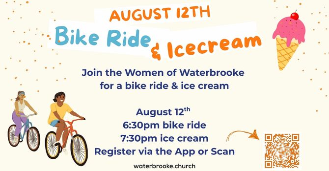 Women's Ministry: Bike Ride & Ice Cream