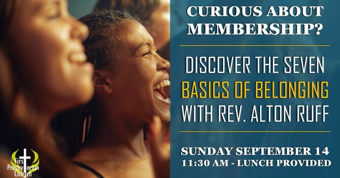 Membership - September 14 at 11:30am