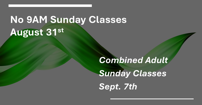 No SS Classes Today
