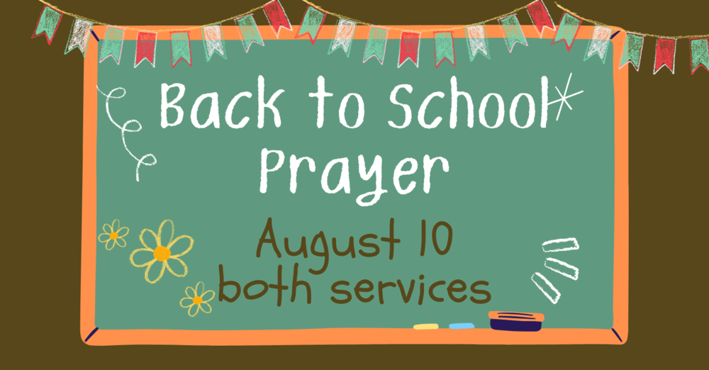 Back To School Prayer