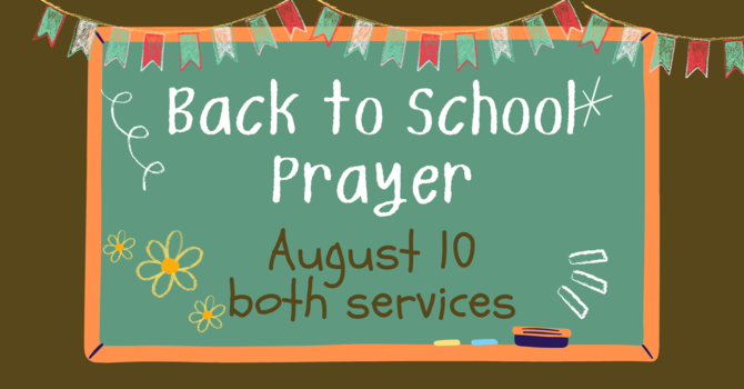 Back To School Prayer