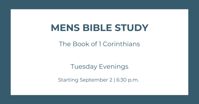 Men's Bible Study - 1 Corinthians 