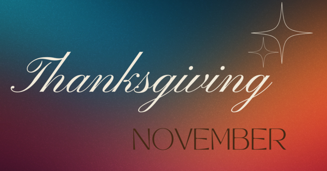 Thanksgiving Service & Luncheon