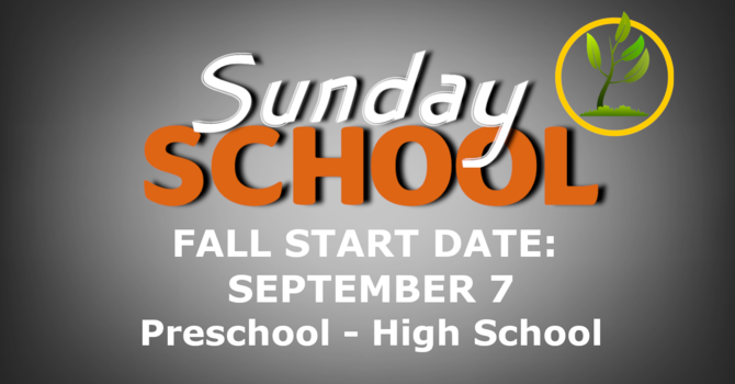 Sunday School News image