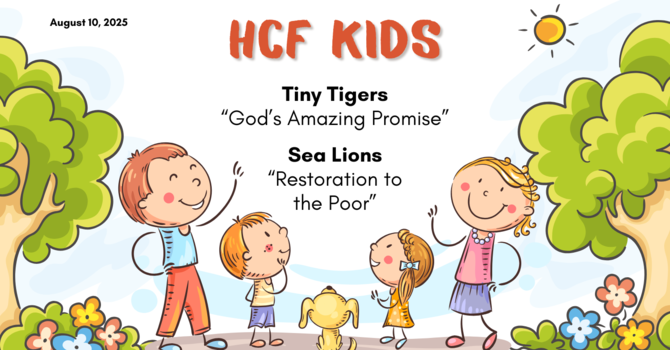 Sunday Children's Ministry