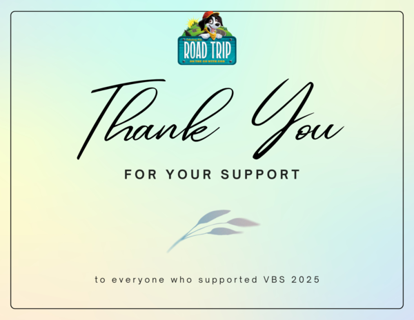 Thank You VBS Volunteers