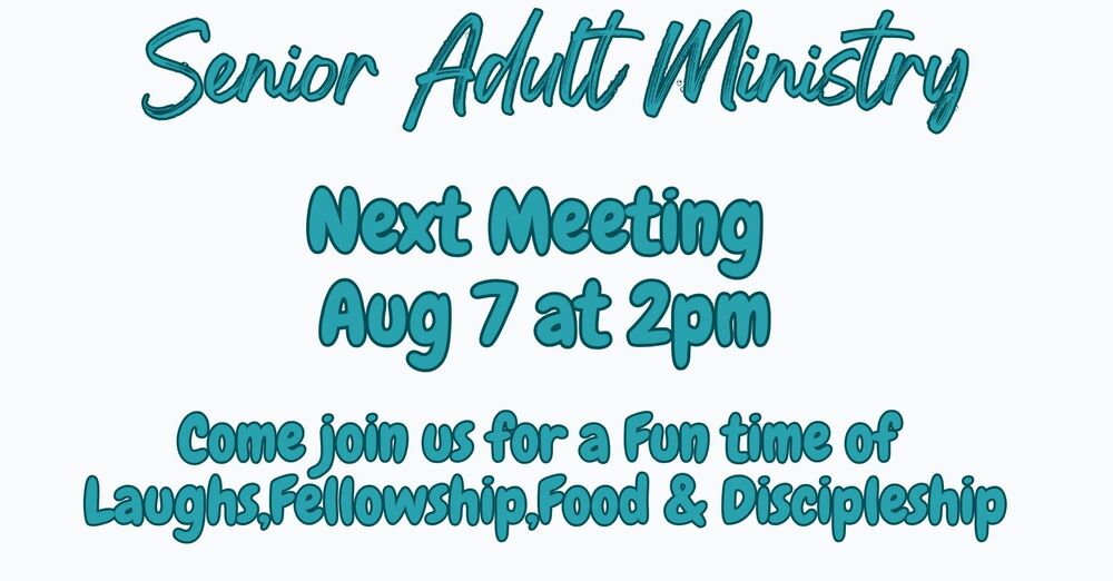 Senior Adult Ministry