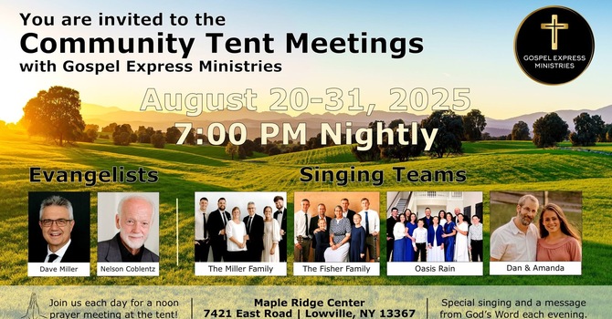 Community Tent Revival Meetings 