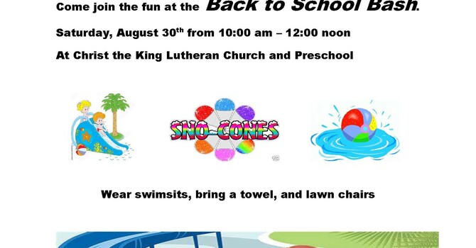 Back to School Bash
