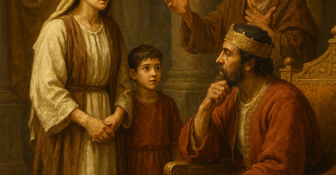 "Restored by the King" image
