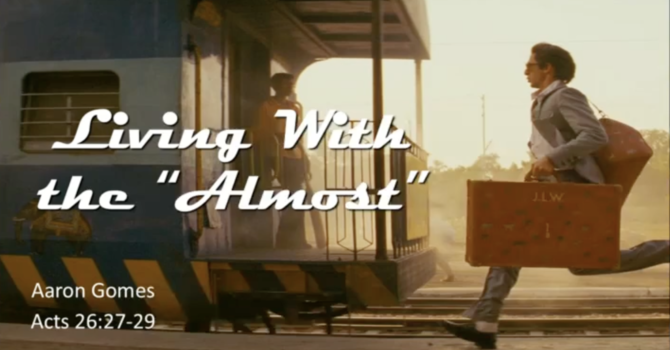 "Living With the Almost"