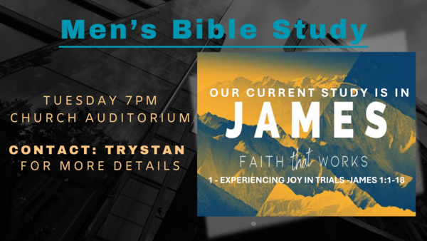 MEN'S BIBLE STUDY GROUP 