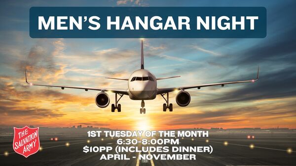 MEN'S HANGAR NIGHT - SAVE THE DATE!