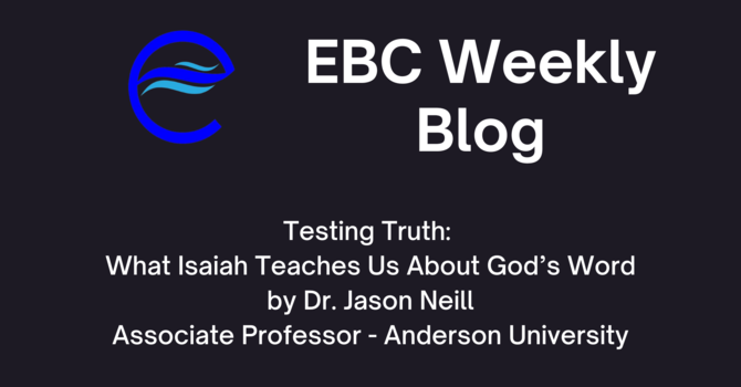 Testing Truth: What Isaiah Teaches Us About God's Word image