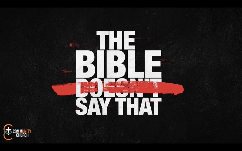 The Bible Doesn't Say That... "Spare the rod, spoil the child"