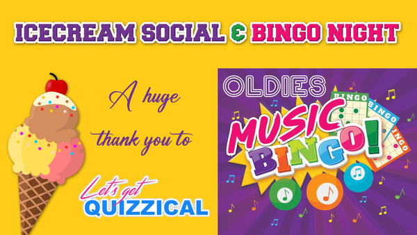 Ice Cream Social /Musical Bingo