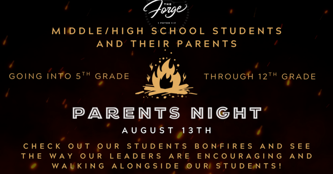 theStone Students and Parent Bonfire Night 