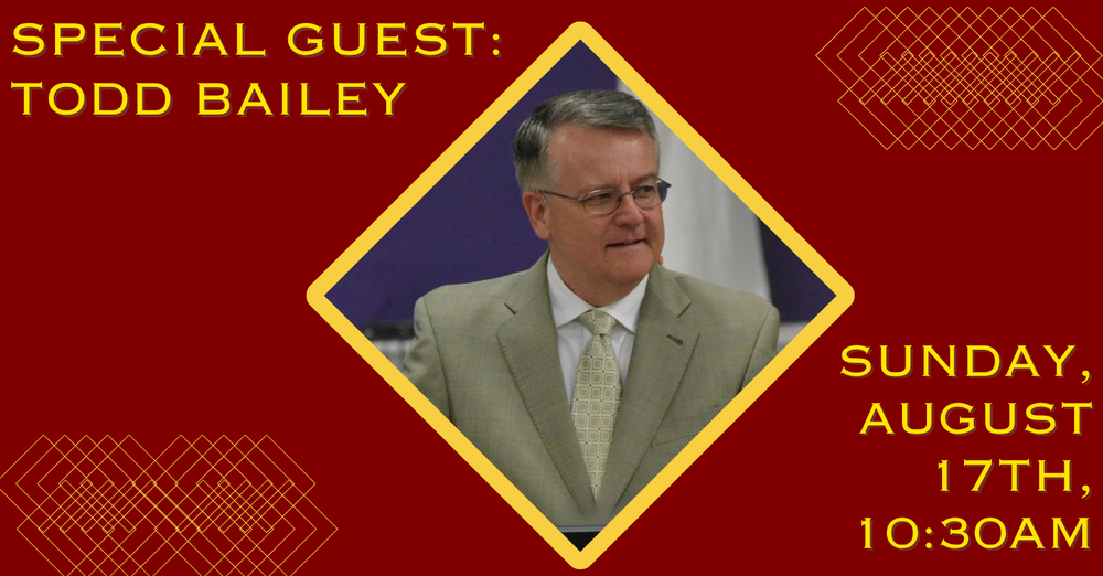 Guest Speaker: Todd Bailey