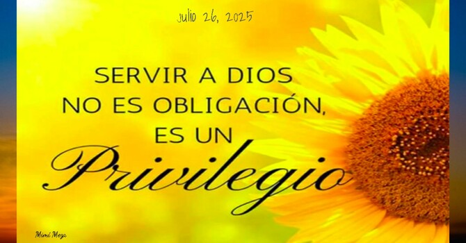 El GOZO DE SERVIR A DIOS