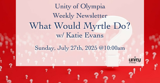 Newsletter: July 27th
