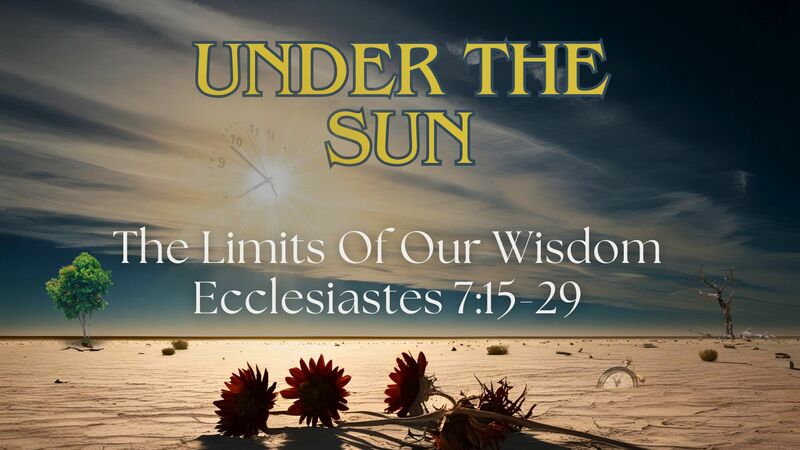 The Limits Of Our Wisdom