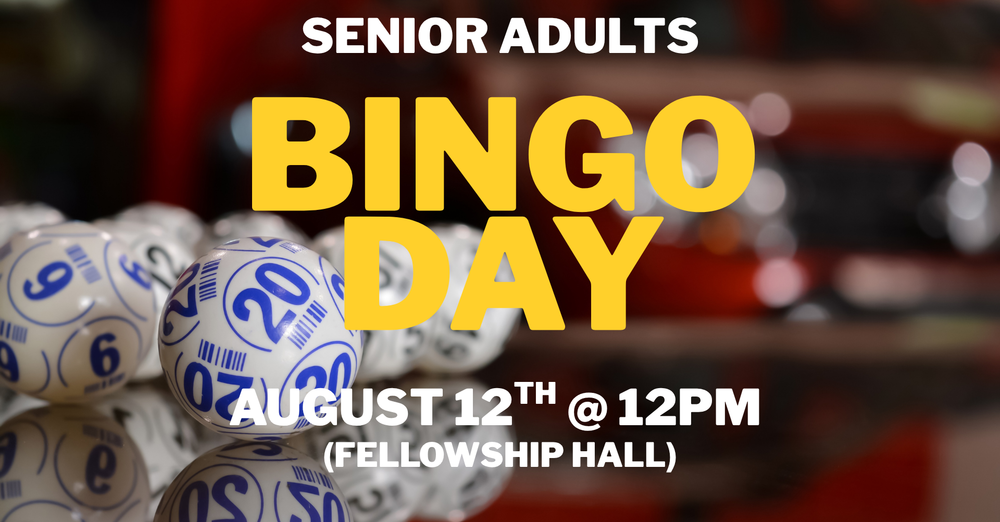 Senior Adults Bingo