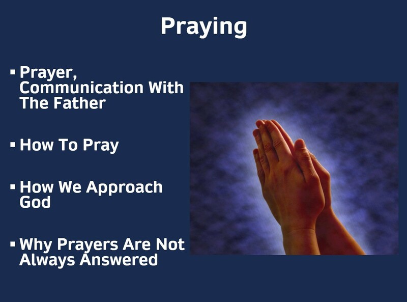 "Praying"