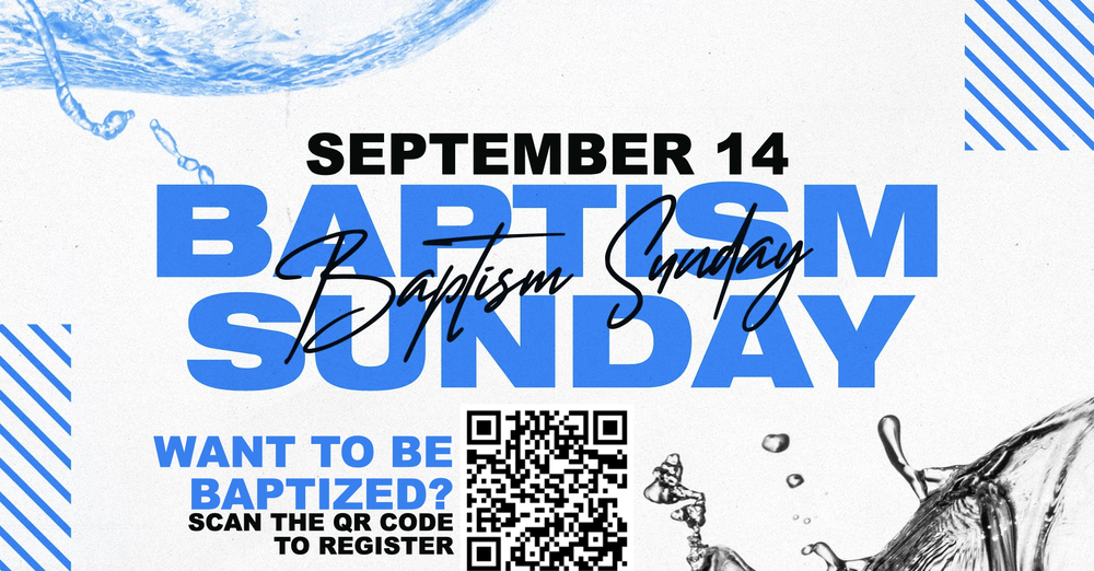 Baptism Sunday