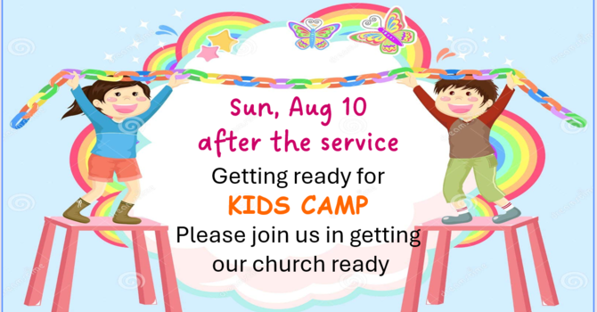 KIDS CAMP work day
