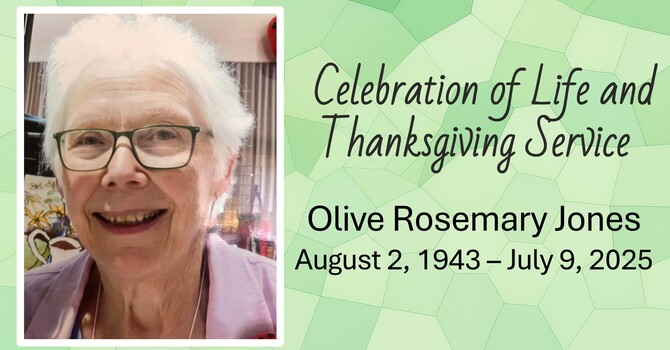 Celebration of Life for Olive Jones