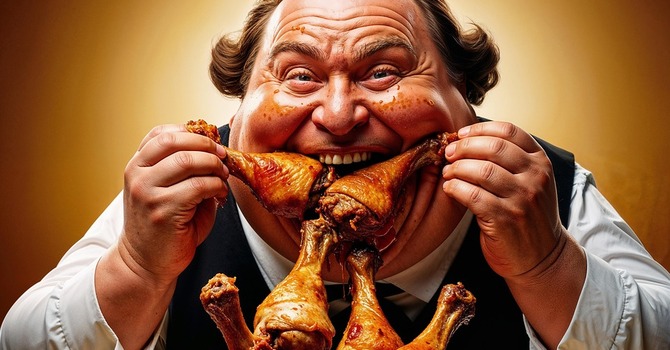 WHAT IS THE GOOD NEWS ABOUT GLUTTONY? image