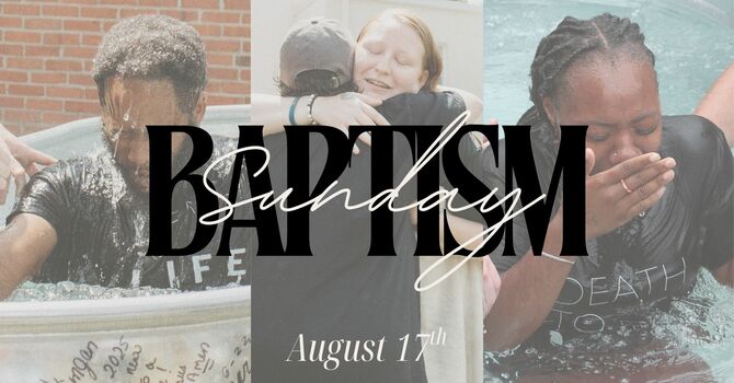 Baptism Sunday