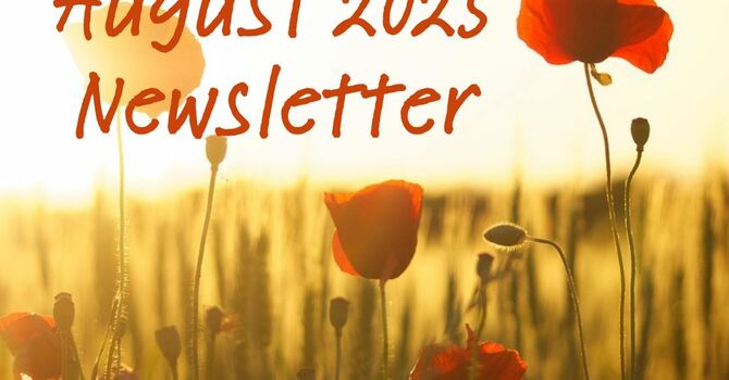 August 2025 Newsletter image